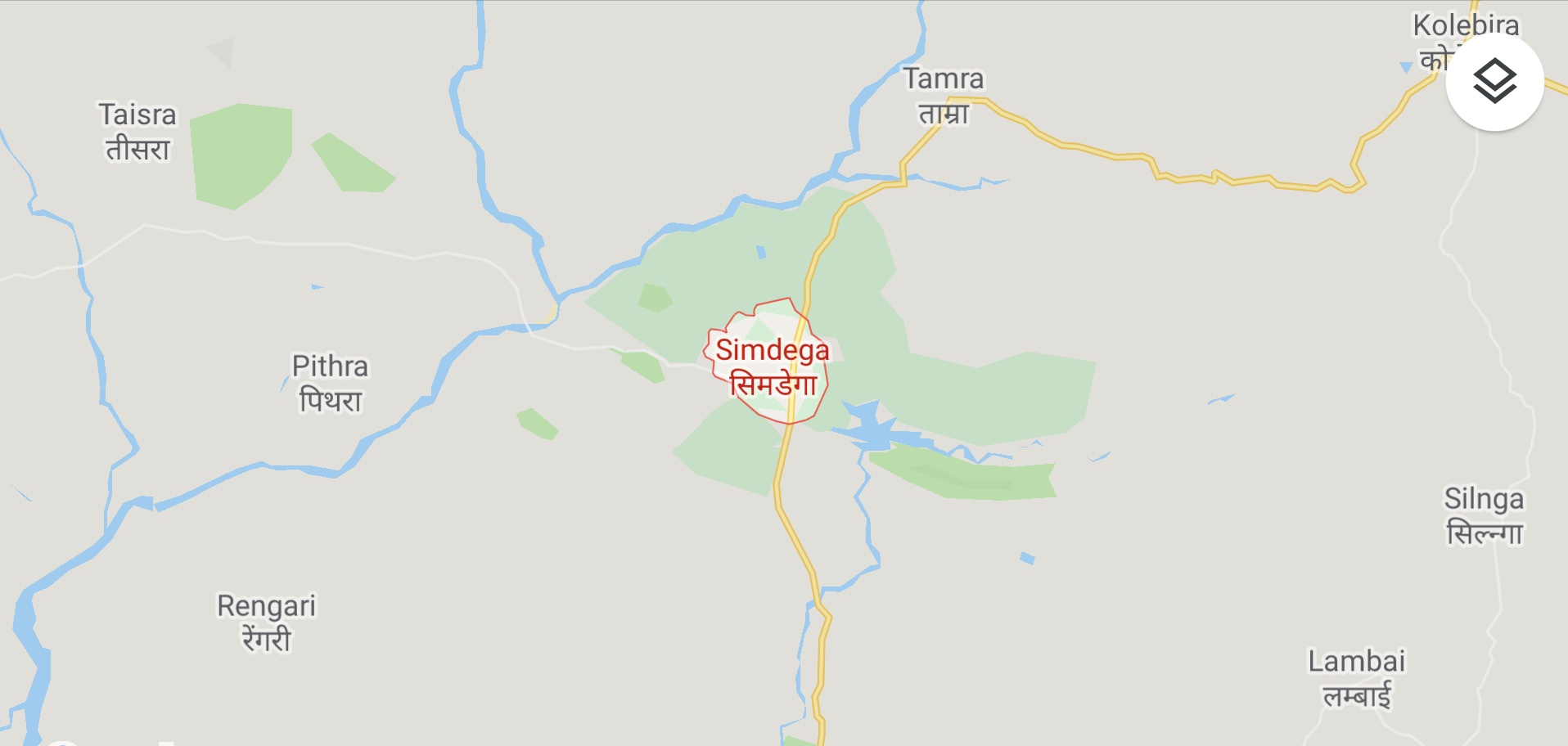 Simdega-Jharkhand-Map