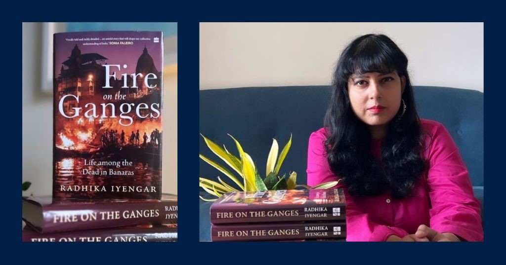 رادھیکا اینگر اور ان کی کتاب۔ (تصویر بہ شکریہ: Facebook/@radziyengar)