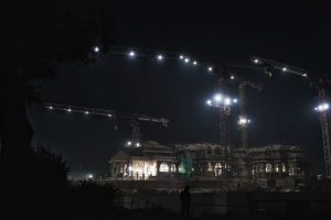 ایودھیا میں زیر تعمیر رام مندر۔ (تصویر بشکریہ: شری رام جنم بھومی تیرتھ ٹرسٹ)