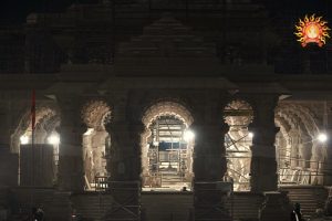 ایودھیا میں زیر تعمیر رام مندر ۔ (تصویر بہ شکریہ: شری رام جنم بھومی تیرتھ ٹرسٹ)
