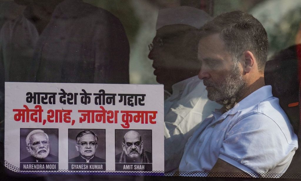 Rahul Gandhi Gyanesh Protest PTI 1